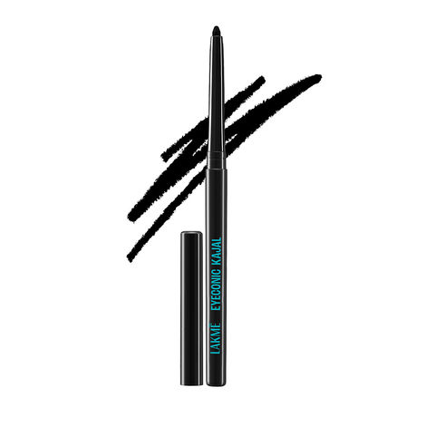 Lakme 9 to 5 Eyeconic Kajal, Smudgeproof, Waterproof, lasts upto 24 Hrs, Black