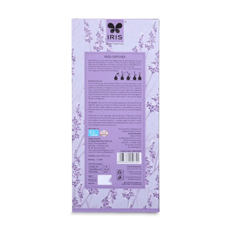 IRIS Lavender Reed Diffuser Set
