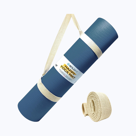 Boldfit Yoga Mat for Exercise - 4mm Thick, EVA Material - Assorted