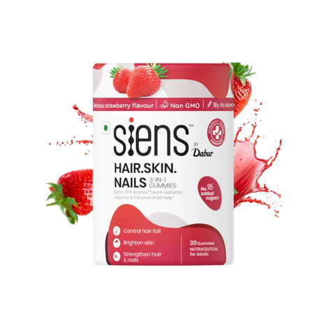 Siens By Dabur Hair, Skin & Nails (3 In 1 Gummies)