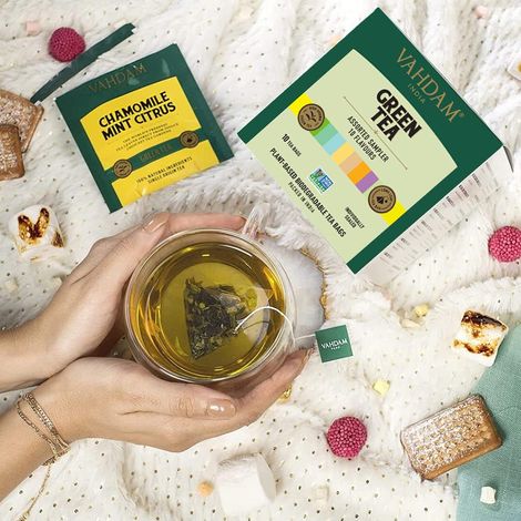 Vahdam Assorted Organic Green Tea