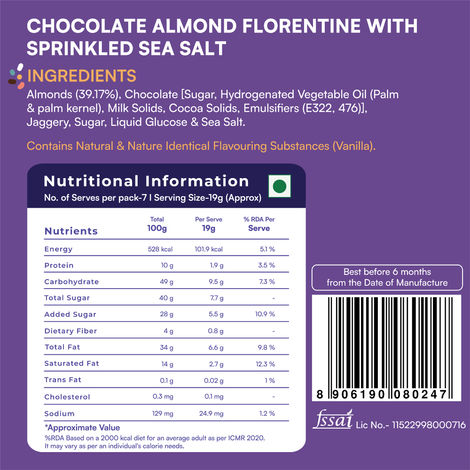 Nova Nova Chocolate Almond Florentine Gift Box