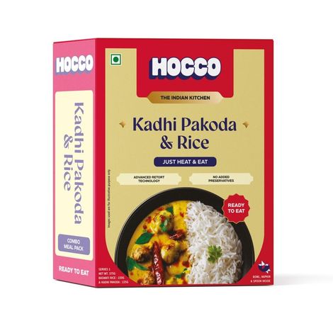 Hocco Kadhi Pakoda Rice Combo