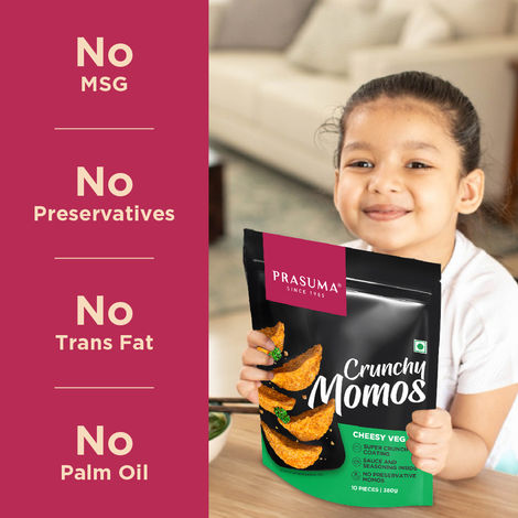 Prasuma Crunchy Cheesy Veg Momos (Kurkure)