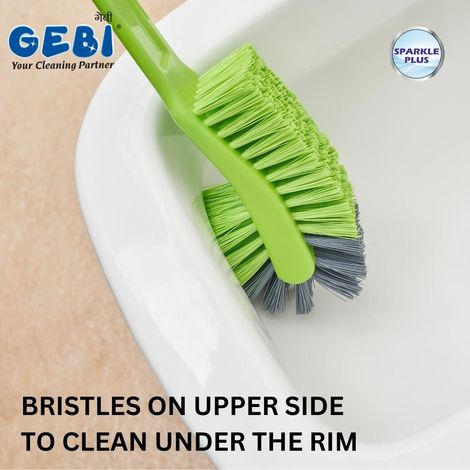 Gebi Sparkle Plus Antibacterial Mega Dual Action Toilet Brush