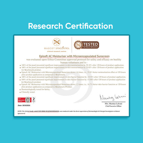 Glenmark Episoft Ac Moisturizer With Sunscreen SPF 30+