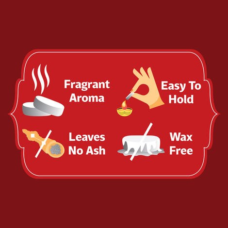 Sankalp Camphor - Infused With Bhimseni | Mangaldeep