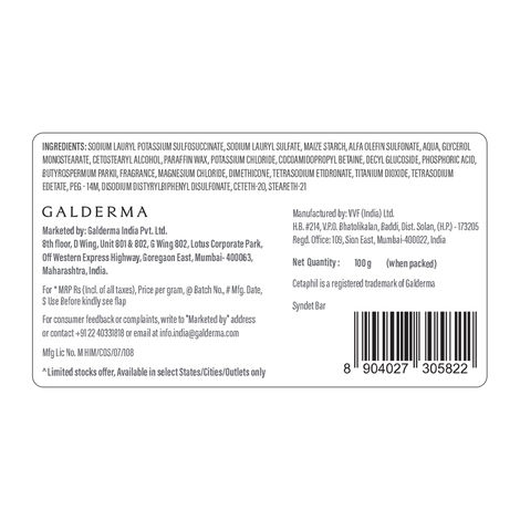 Cetaphil Cleansing Moisturizing Syndet Bar