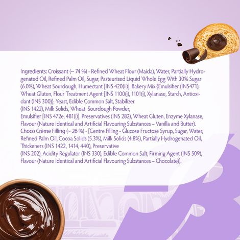 Bauli Moonfils Croissant Chocolate Combi (Pack Of 4)