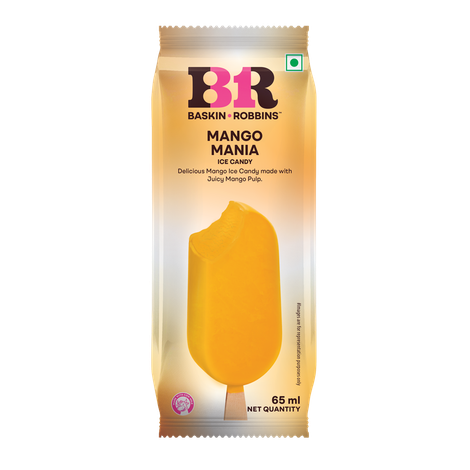 Baskin Robbins Mango Mania Candy Ice Cream Stick