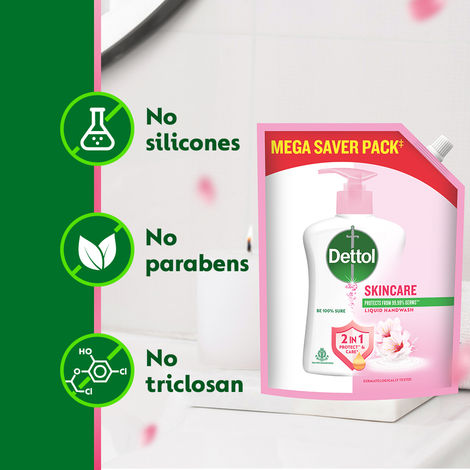 Dettol Skincare Handwash Refill |  Moisturizing Handwash | pH Balance | Gentle on Skin