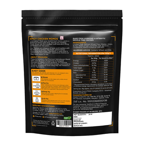 Prasuma Spicy Chicken Momos