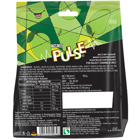 Pulse Kachcha Aam 50 Candies