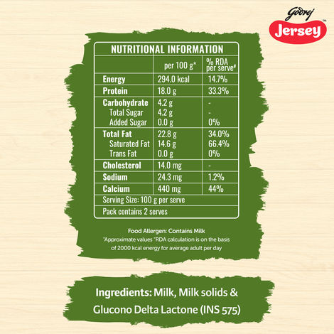 Godrej Jersey Fresh Soft Paneer