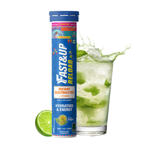 Fast&Up Reload Energy Drink Low Sugar Electrolyte - Mojito Flavour
