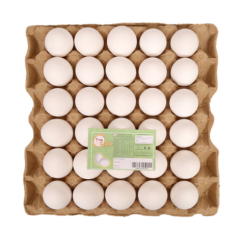 Fresh White Eggs
