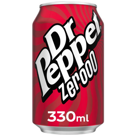 Dr Pepper Zero Sparkling Fruit Flavour Soft Drink | Can