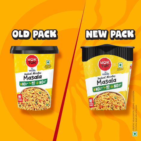 Wok Tok by Veeba Instant Cup Noodles Masala