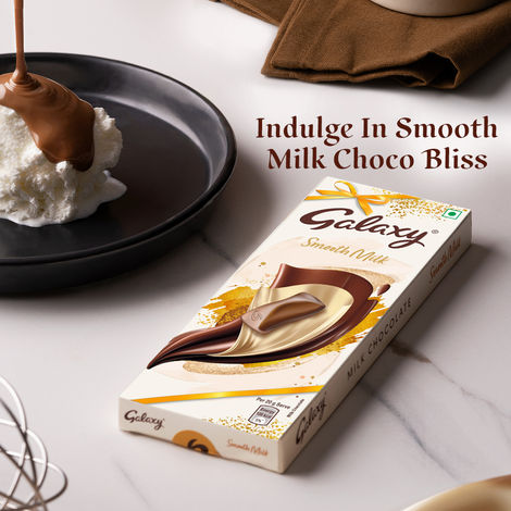 Galaxy Smooth Milk Chocolate Bar Loaded with the Goodness of Milk & Cocoa