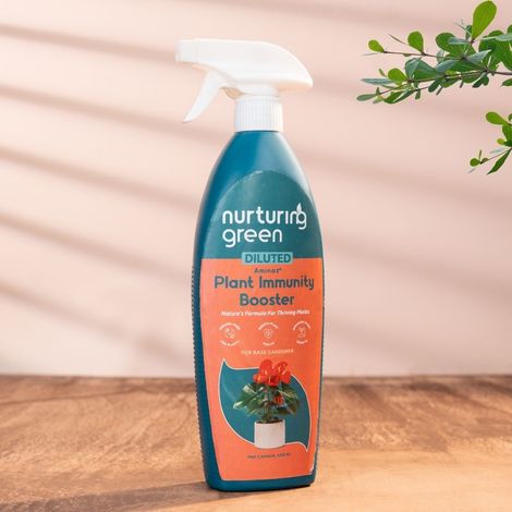 Nurturing Green - Immunity Booster Spray | 650ml | Liquid Fertilizer Plant Booster Spray Bottle