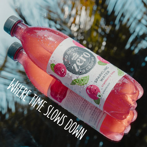 Paper Boat Zero Sugar Cranberry Lime Sparkling Water | Sugar Free Cold Drink