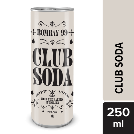 Bombay 99 Soda Can 250 Ml(250ml) & Burrf Sparkling Ice Cubes(1kg) Combo