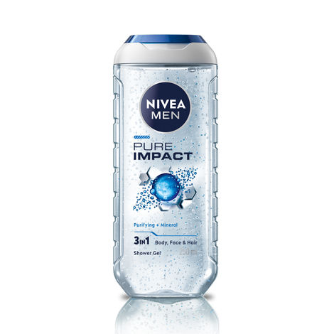 Nivea Men Pure Impact Body Wash For Face, Body & Hair