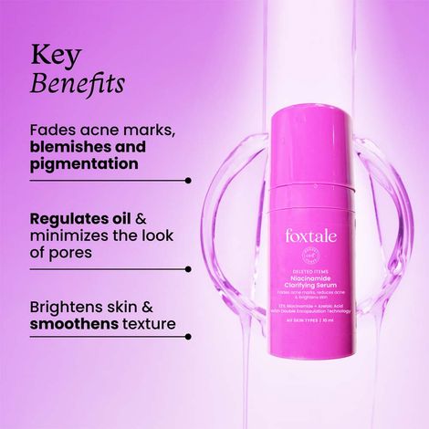 Foxtale 12% Niacinamide Face Serum with Azelaic Acid | Reduces Acne & Blemishes