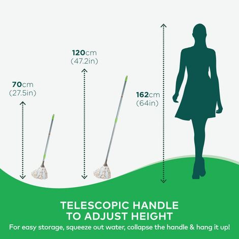 Scotch-Brite Cotton Mop With Telescopic Handle