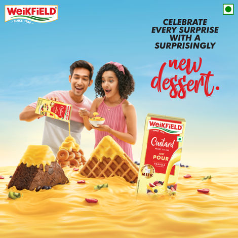 Weikfield Custard Ready To Eat - Vanilla