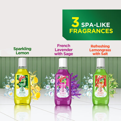 Vim Lemongrass With Salt Refreshing Floor Cleaner