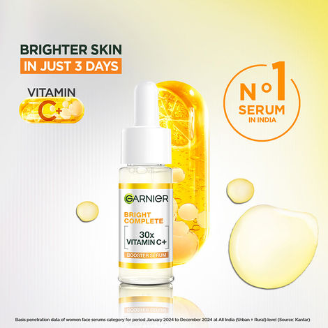 Garnier Vitamin C + Face Serum for Skin Brightening & Anti-Dark Spots