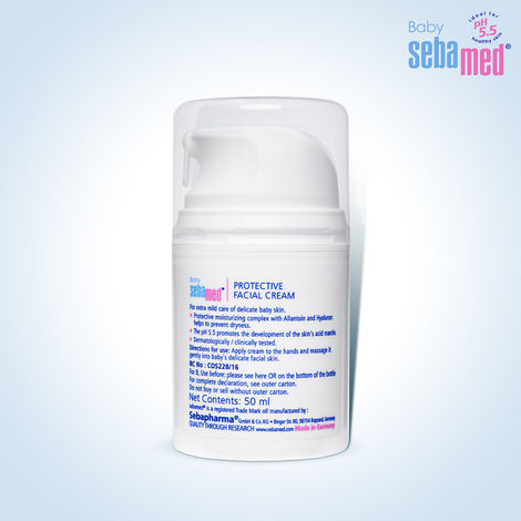 Baby Sebamed Protective Facial Cream | pH 5.5 | Baby Face Cream | Vitamin E for Soft Skin