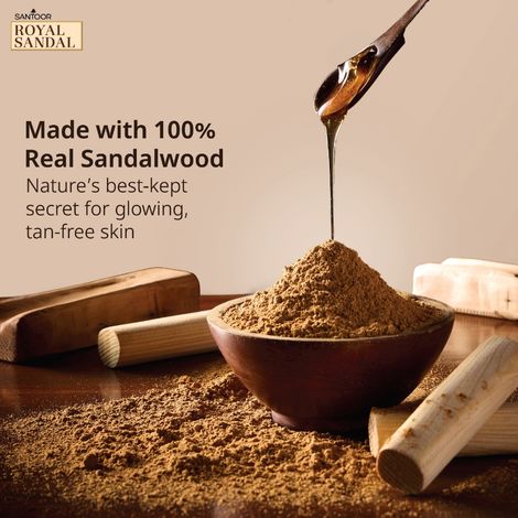Santoor Royal Sandal Soap with Face Serum and Face Pack