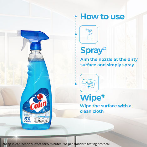Colin Glass Cleaner & Surface Cleaner Liquid Spray