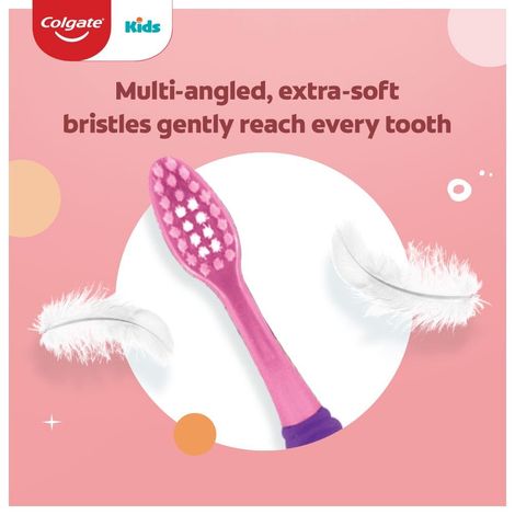 Colgate Kids Barbie Toothbrush, Extra Soft With Tongue Cleaner