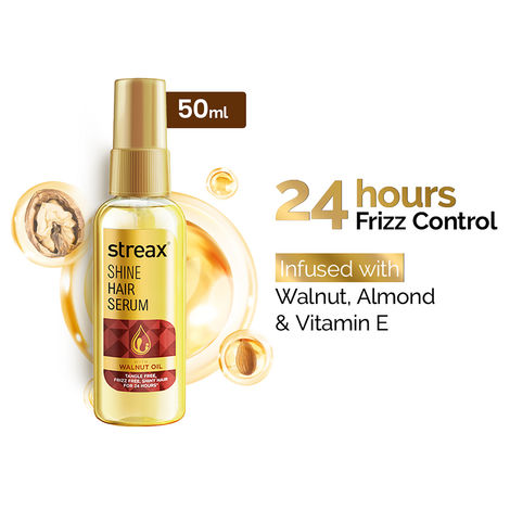 Streax Hair Serum vitalised with Walnut Oil