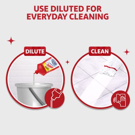 Harpic Lemon Bathroom Cleaner Liquid | Removes Bathroom Stains