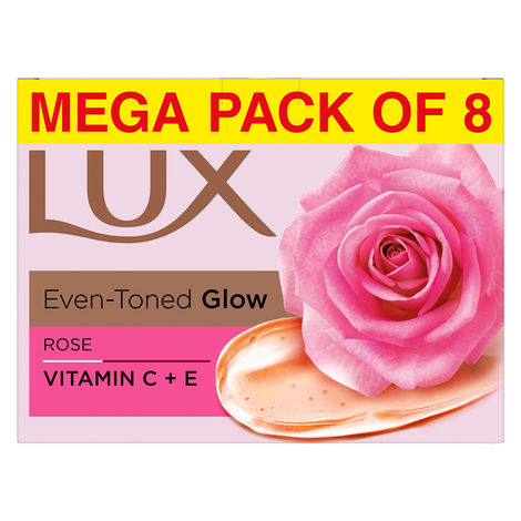 Lux Even-Toned Glow Bathing Soap infused with Vitamin C & E For Superior Glow Offer