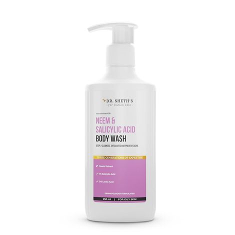 Dr. Sheth's Neem & Salicylic Acid Body Wash