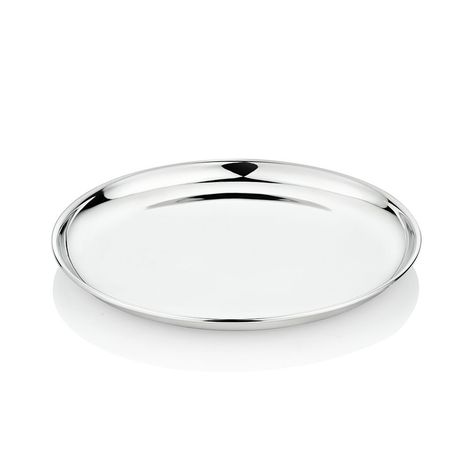 Steelera Stainless Steel Shallow Snacks Plate | Food Safe | 20 cm