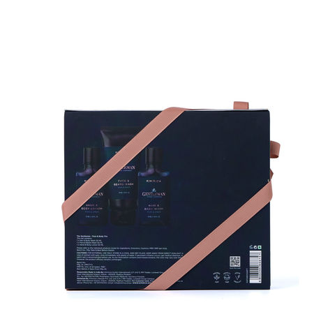 Kimirica Gentlemen Trio Gift Set I Grooming Set for Men I Showergel, Body lotion and Face wash