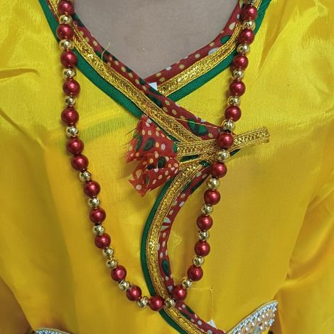 Kids Mala With Moti Work - 28 Cm