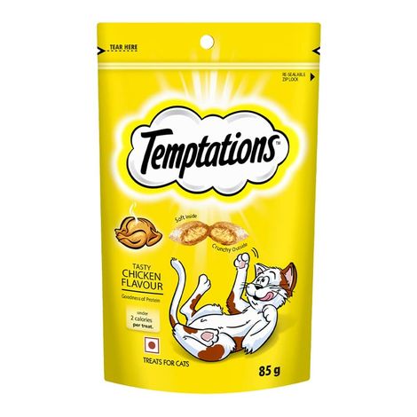 Temptations Adult Tasty Chicken Flavour Cat Treats