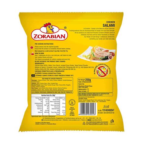 Zorabian Chicken Salami