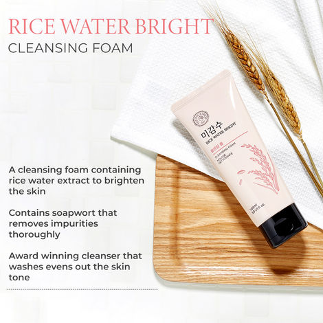 The Face Shop Rice Water Bright Foaming Cleanser