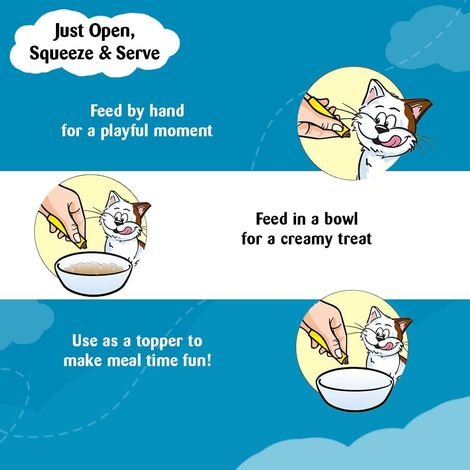 Temptations Adult Chicken & Tuna Creamy Purrrr-ee Cat Treats