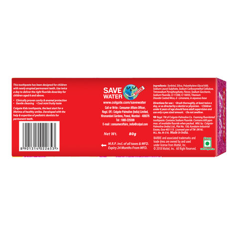 Colgate Kids Toothpaste - 6+ Years, Strawberry Flavour