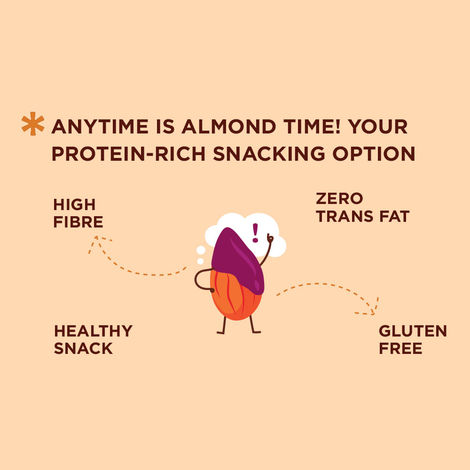 Open Secret Premium California Almonds (Badam) - High Protein, Fasting Vrat Special, Healthy Snacking