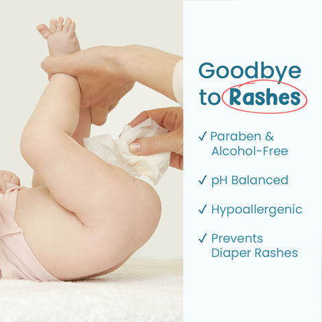 Mother Sparsh Baby Wipes (98% Water Based)